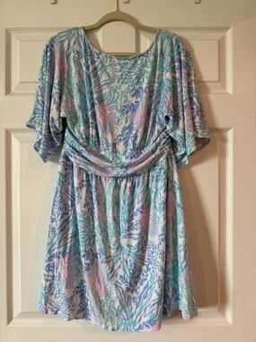 Lilly Pulitzer Parigi Boat Neck Romper VIA DEL MAR